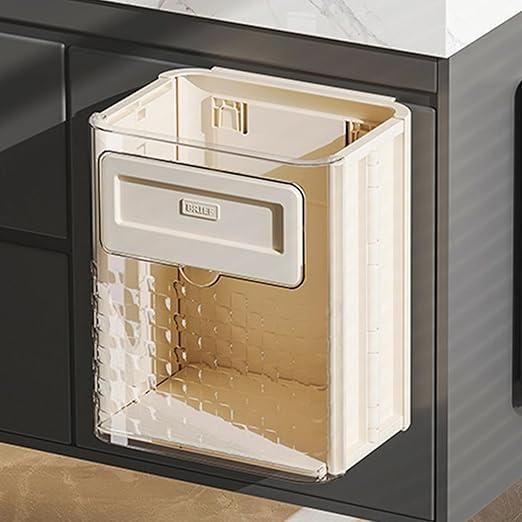 🗑️ Foldable Wall-Mounted Trash Can | Hanging Garbage Bin