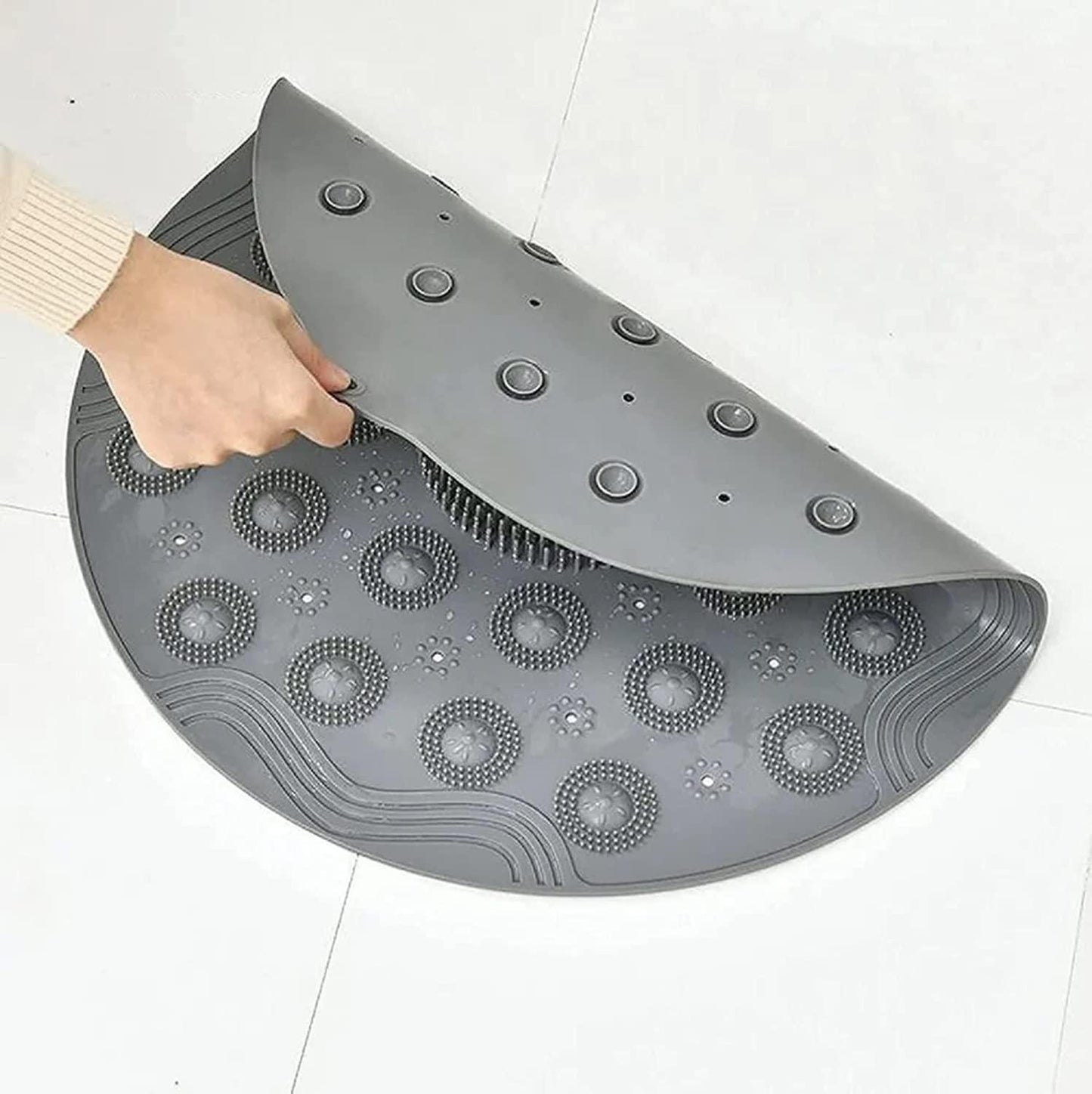 Shower Foot Cleaner Scrubber – Non‑Slip Foot Brush Massager Pad (Pack of 2) 🚿🦶