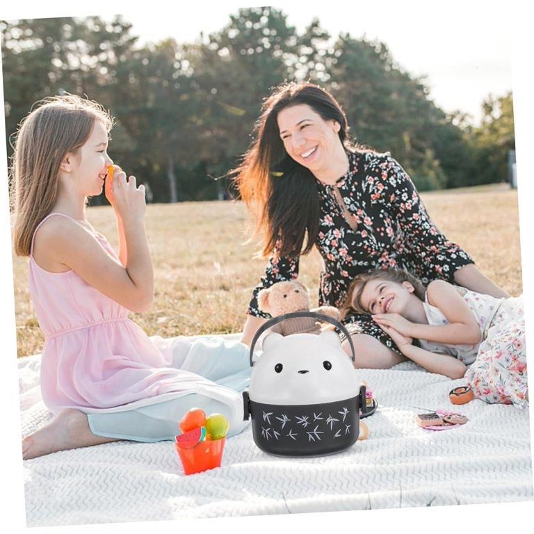 Cute Teddy Cartoon Leakproof Tiffin Box