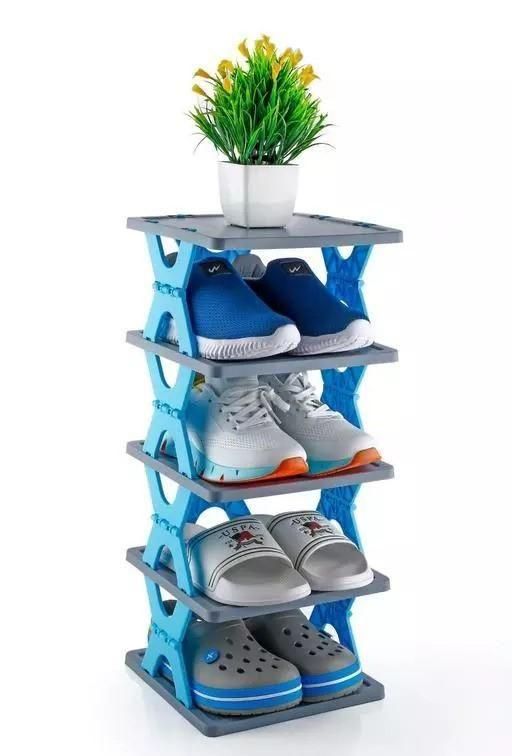 👟 Smart Foldable Shoe Tier Rack | Space-Saving Shoe Organizer