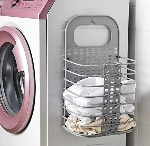 🧺 Plastic Multipurpose Hanging Laundry Basket – Foldable & Space-Saving