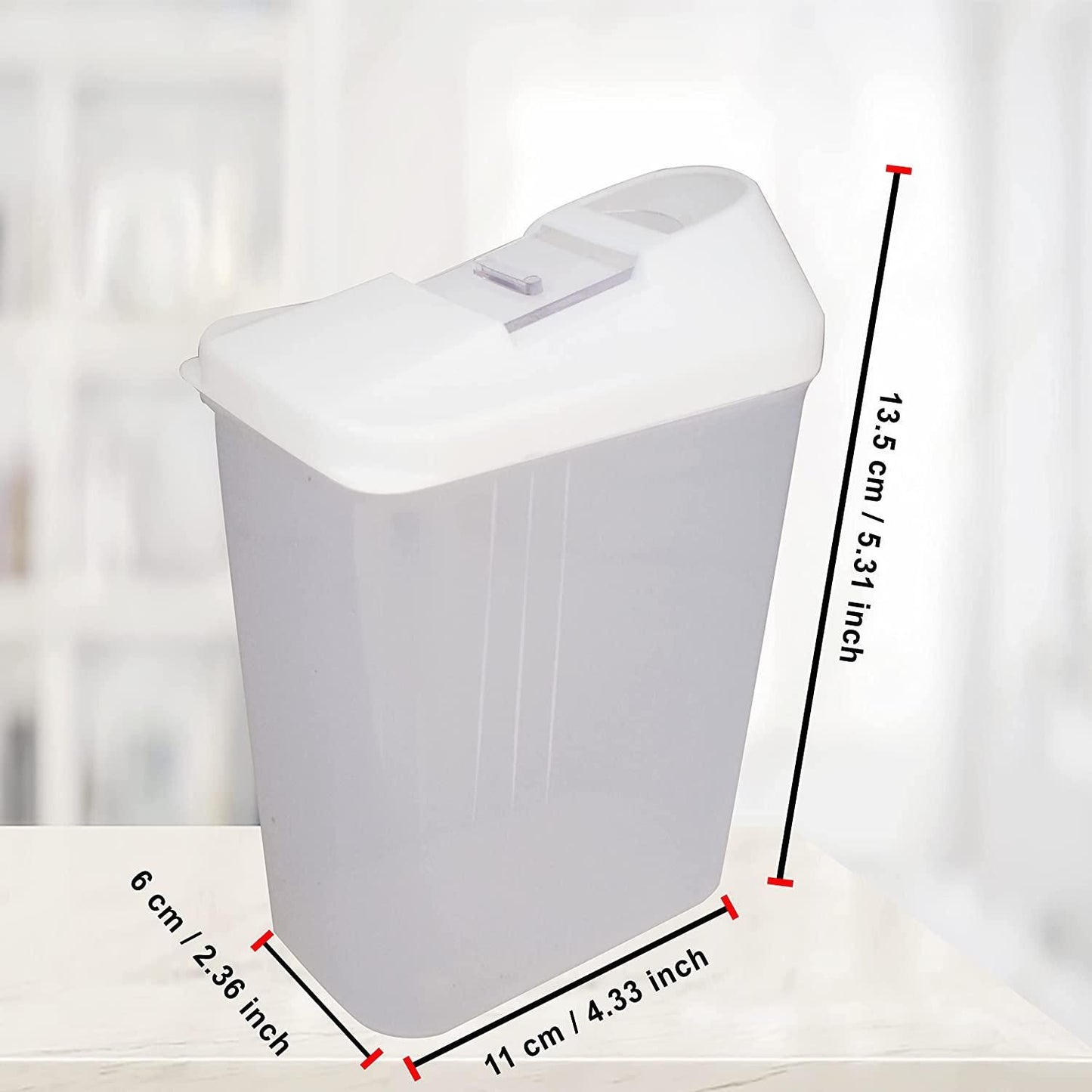 Airtight Plastic Dispenser Jar/Container – 750ml (Pack of 6) 🫙🍚