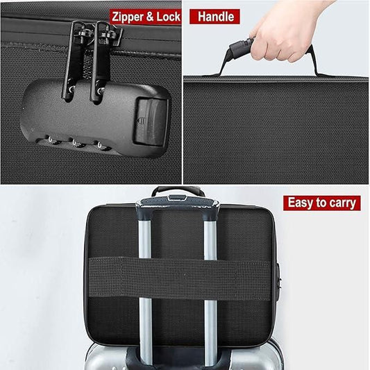 Waterproof Portable Document Storage Bag – Travel with Password Lock 🧳📁