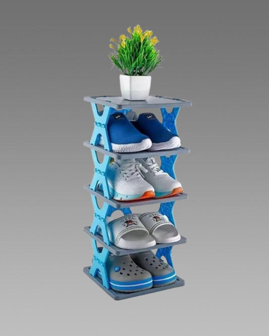 👟 Smart Foldable Shoe Tier Rack | Space-Saving Shoe Organizer