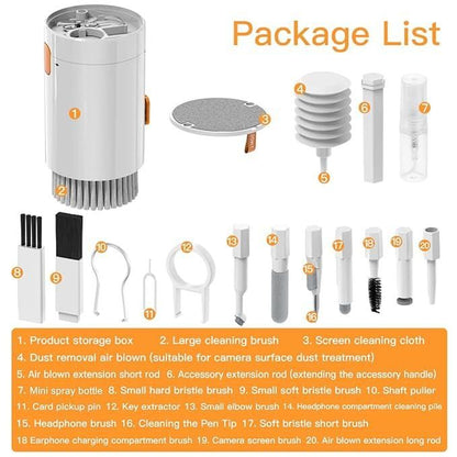 20‑in‑1 Multi‑Purpose Cleaner Kit – For AirPods, Camera, Keyboard & More 🧹🎧